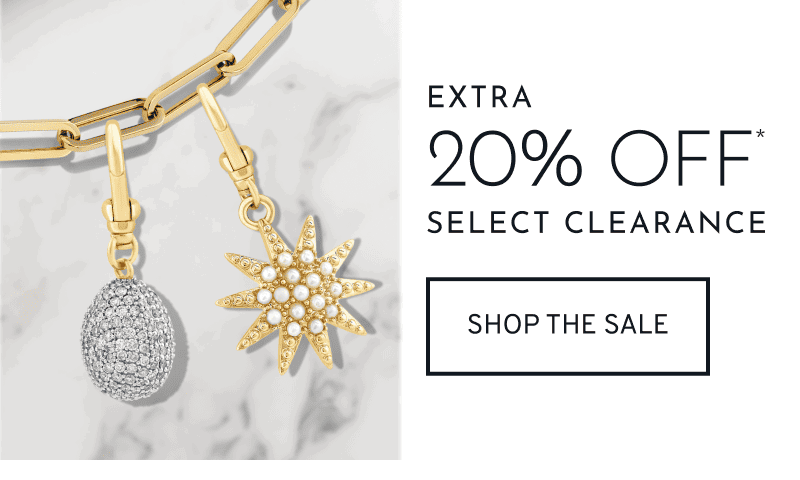 Charms on a gold chain. Extra 20% Off* Select Clearance. Click to Shop The Sale