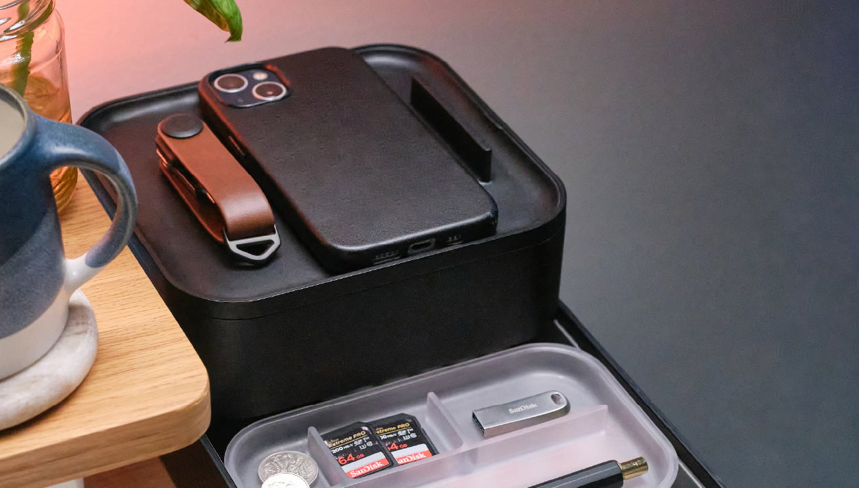 an image of a promotional ad for a travel wallet