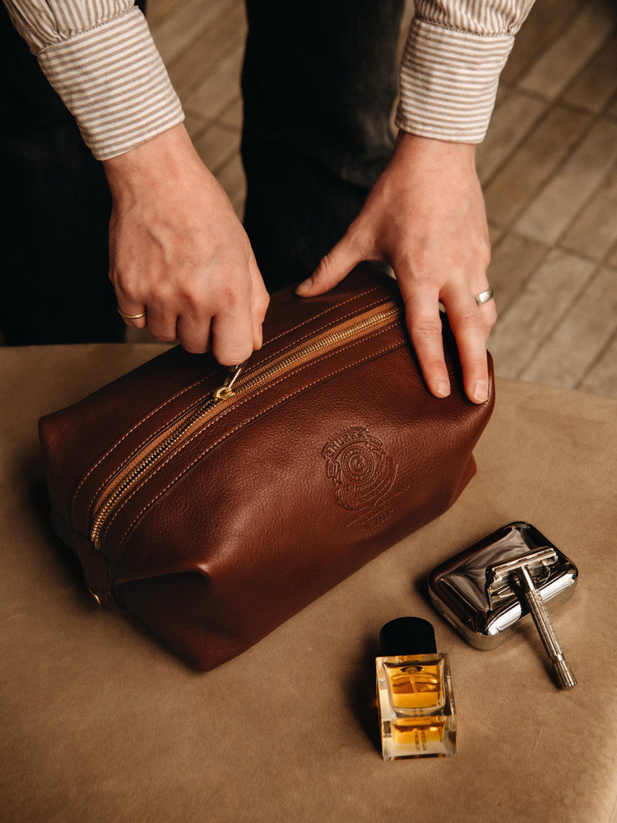 Holdall Vintage Chestnut
