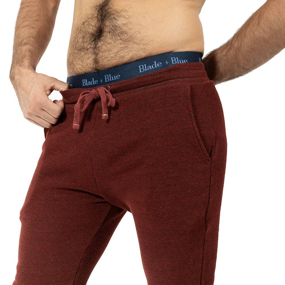 Image of Burgundy Wine Hugger Jogger Sweatpants