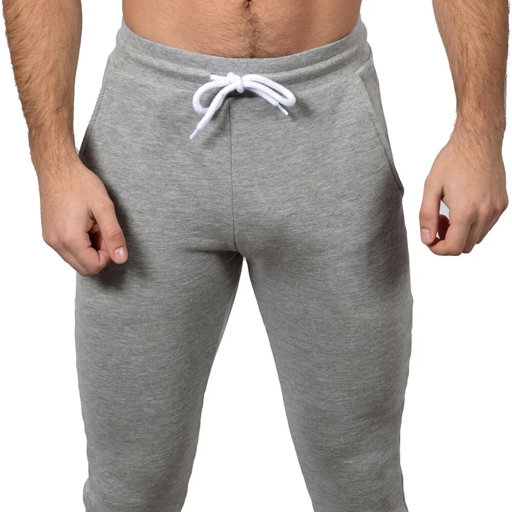 Image of Grey Heather Hugger Jogger Sweatpants