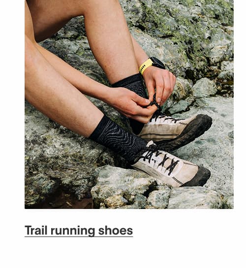 Trail running shoes