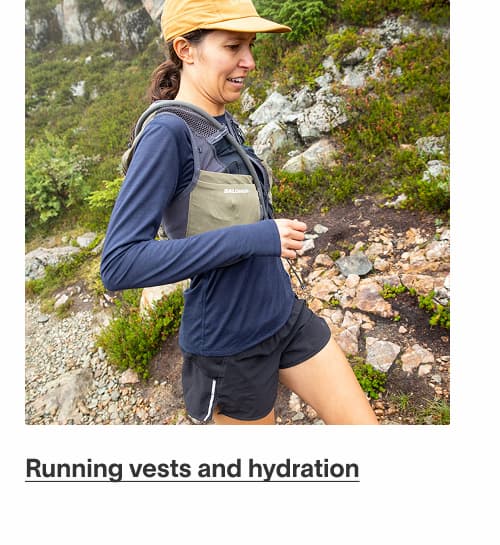 Running vests and hydration