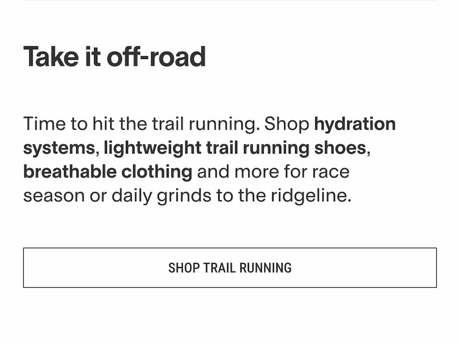 Trail running