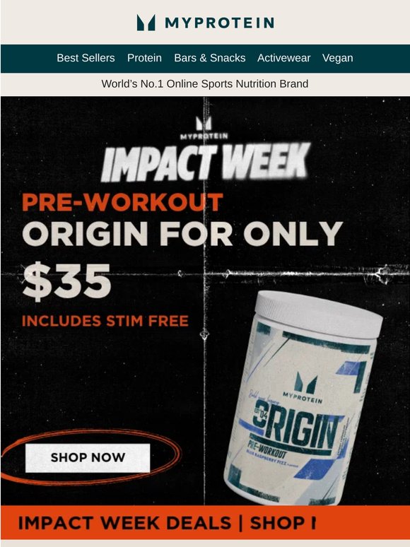 ORIGIN for only $35 😱 5 hours only