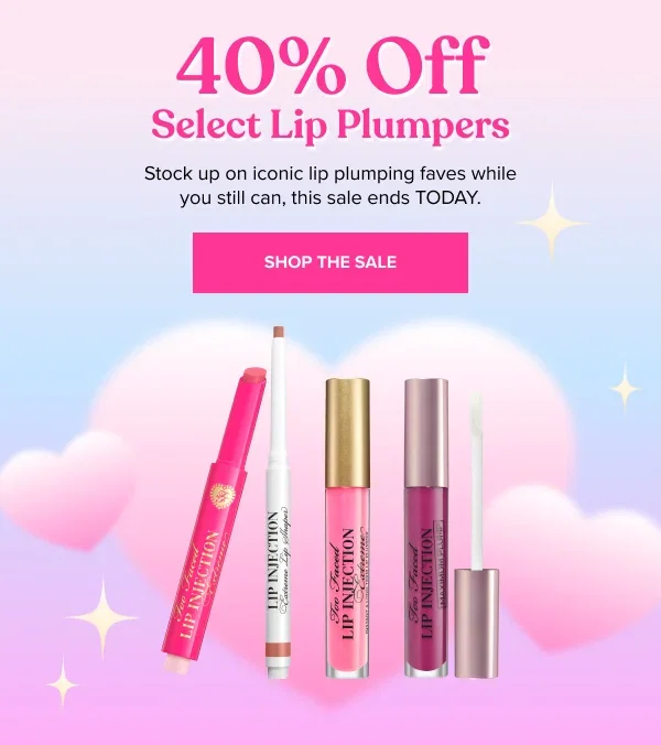40% Off Select Lip Plumpers