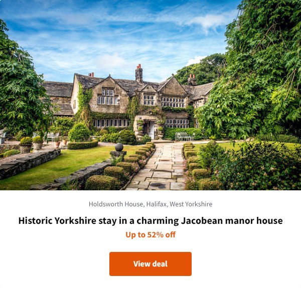 Historic Yorkshire stay in a charming Jacobean manor house