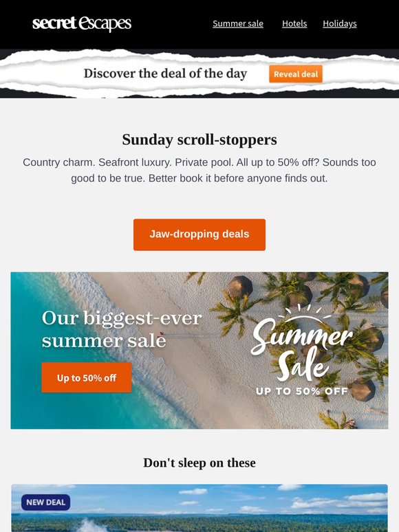 Sunday steals