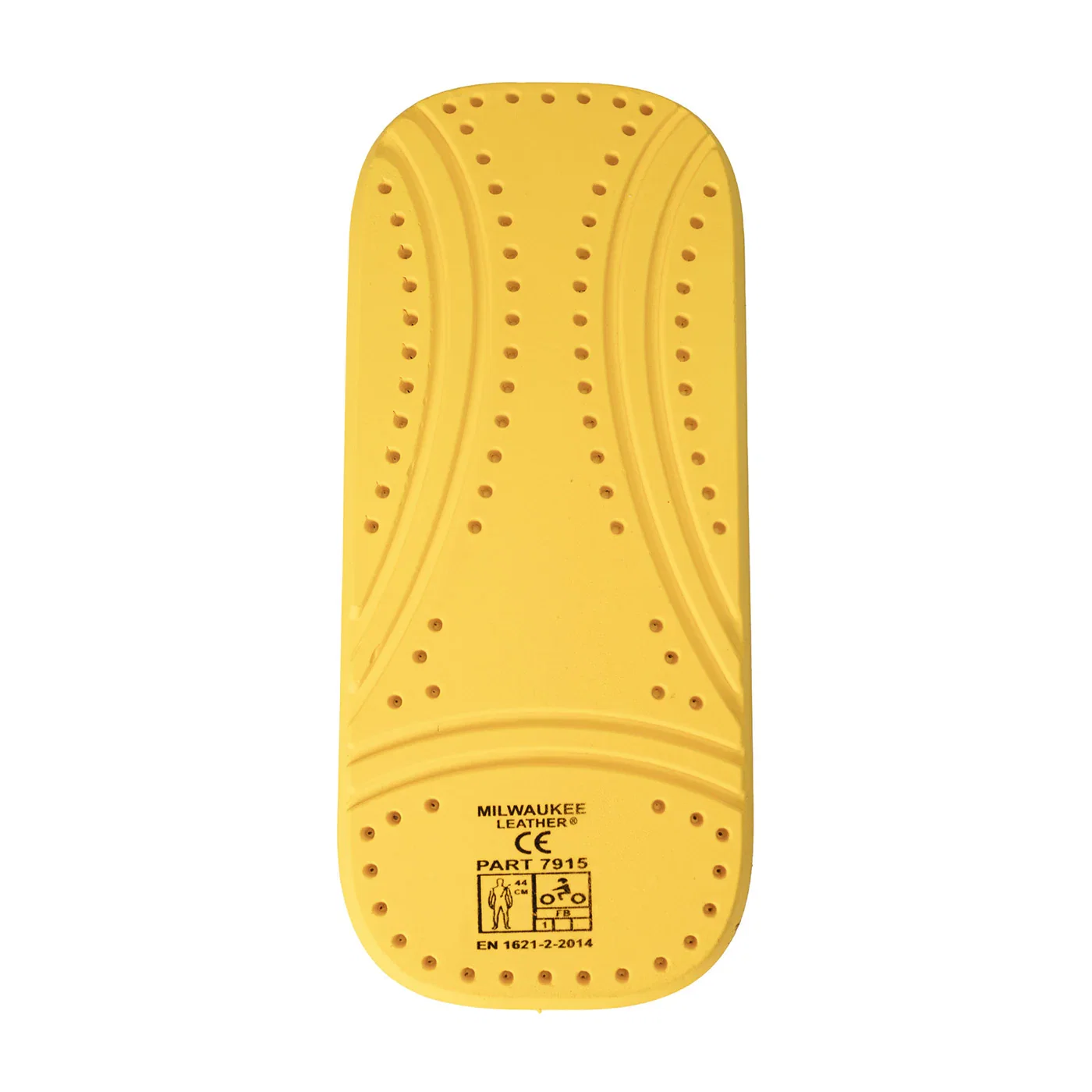 Image of Milwaukee Leather MP7915 | 1PC CE Approved Back Armor for Motorcycle Armored Flannels or Jackets - Spine Protector
