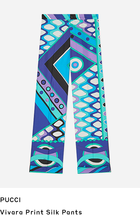 Pucci | Vivara Print Silk Pants