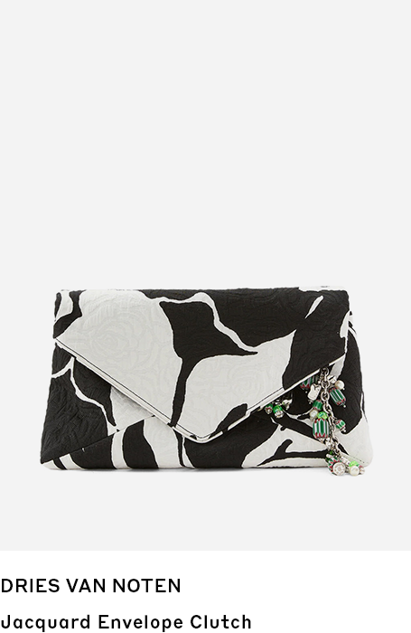 Dries Van Noten | Jacquard Envelope Clutch