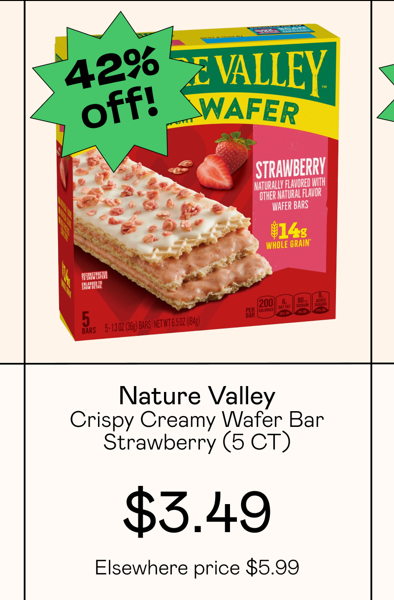 Crispy Creamy Wafer Bar Strawberry (5 CT)