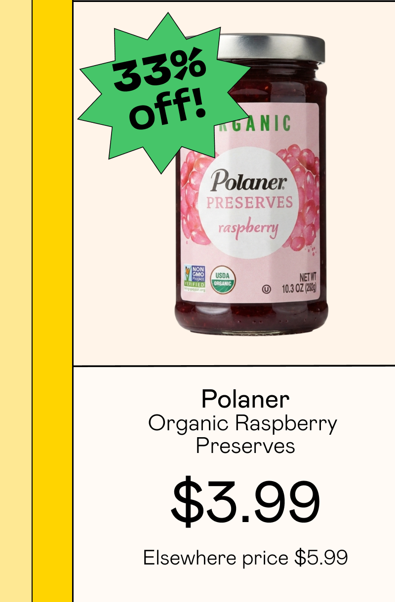 Organic Raspberry Preserves
