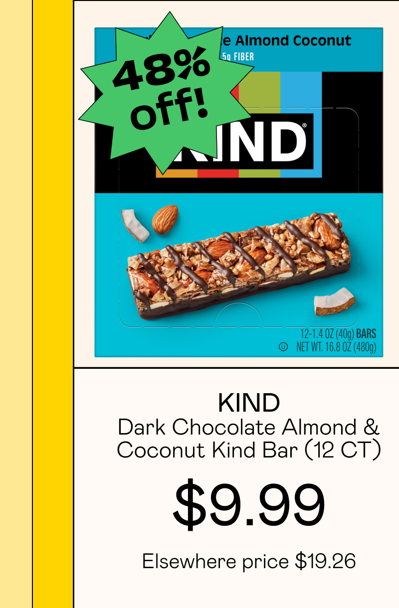 Dark Chocolate Almond & Coconut Kind Bar (12 CT)