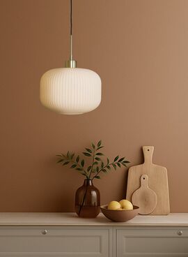 Tradition langbordslampe L120 - hvit