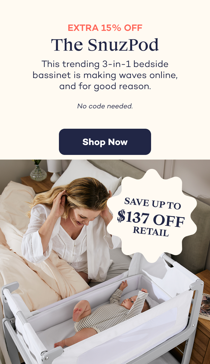 Extra 15% off the Snuzpod! Limited time 