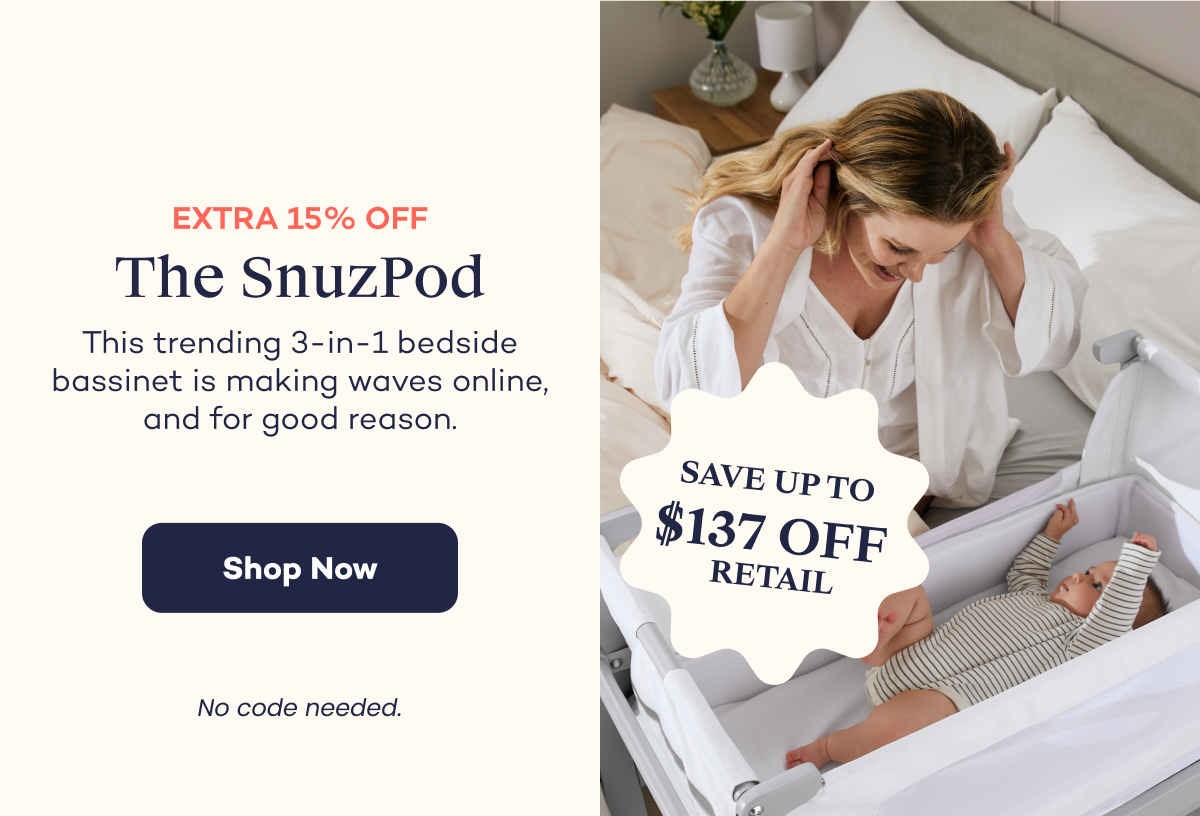 Get an extra 15% of the SnuzPod