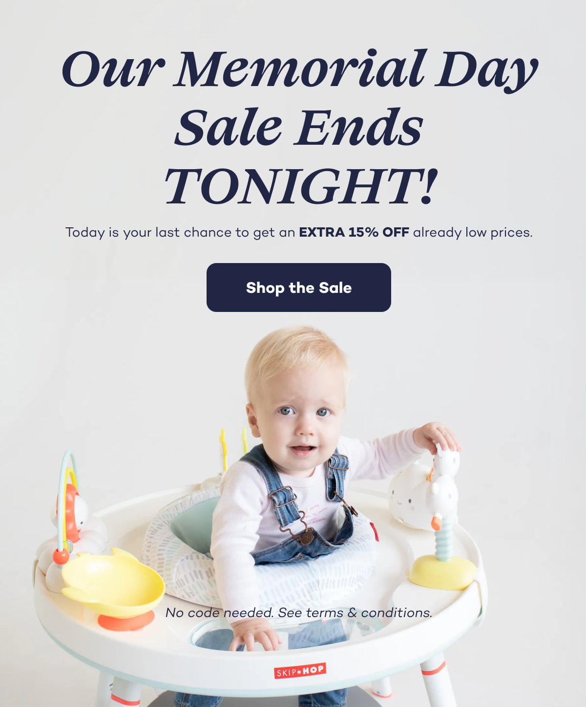 Our memorial day sale ends tonight! 