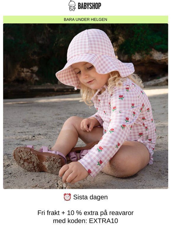 ⏰ Sista dagen: Extra 10% + fri frakt