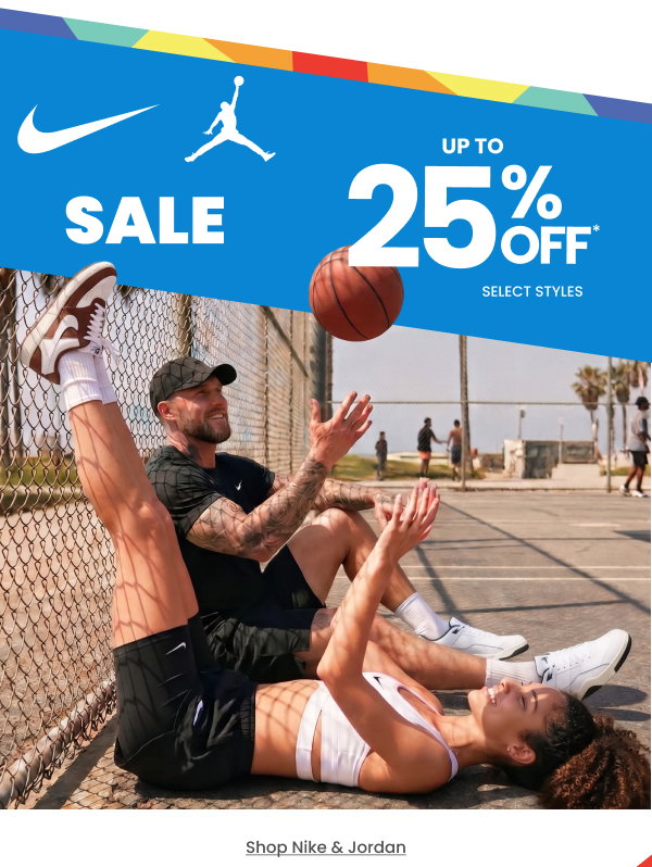 Nike up to 25% Off Shop Nike and Jordan