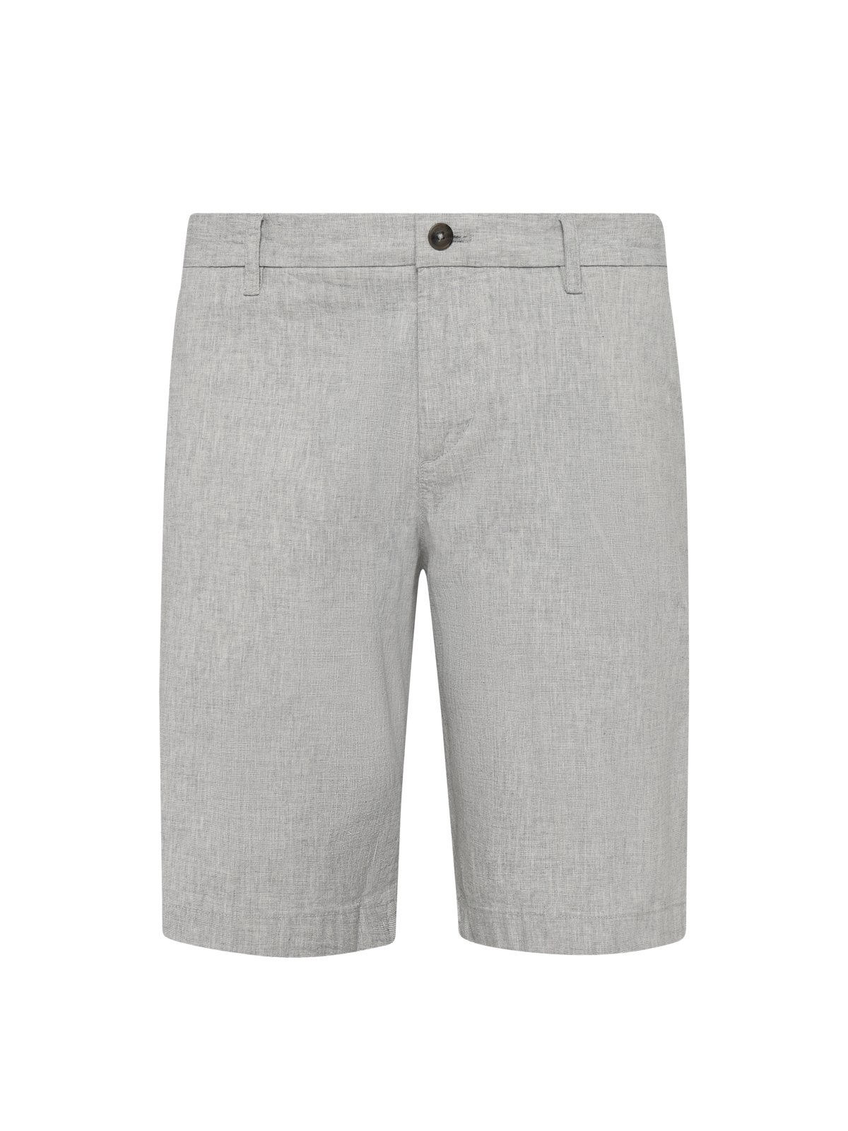 Cotton and linen-blend shorts