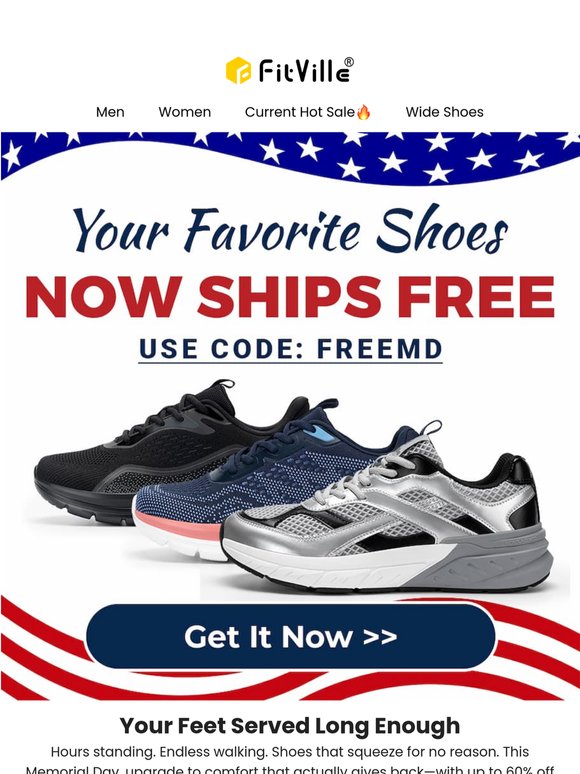 Your Favorite Pair Ships Free This Weekend 😌