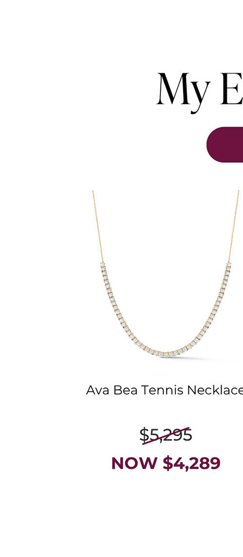 Ava Bea Tennis Necklace - NOW $4,289