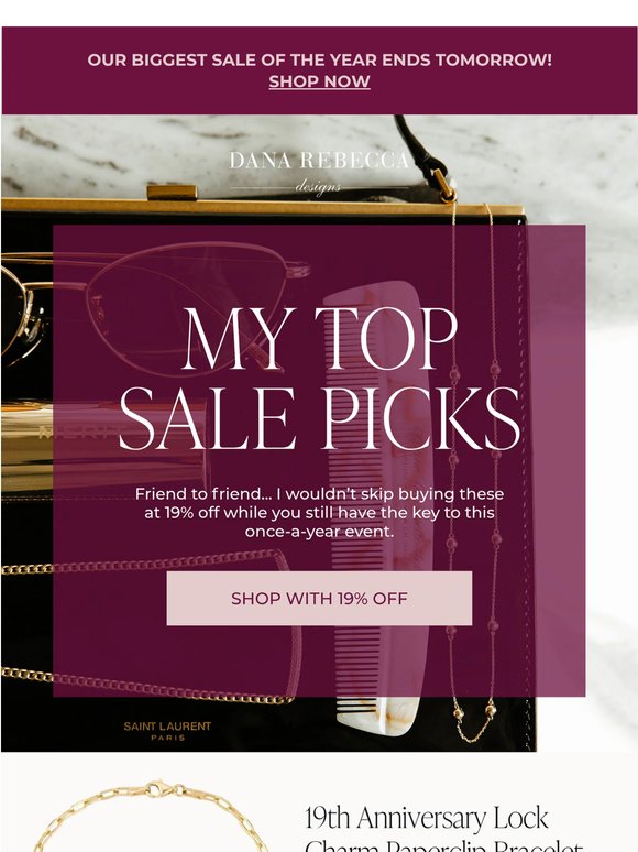 Sale EXCLUSIVES, 19% Off.