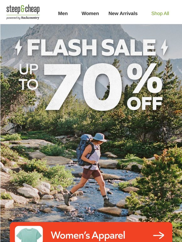 Flash Sale starts now ⚡