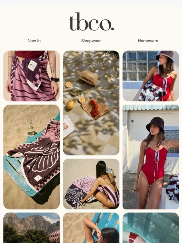Mood board for sun-drenched days