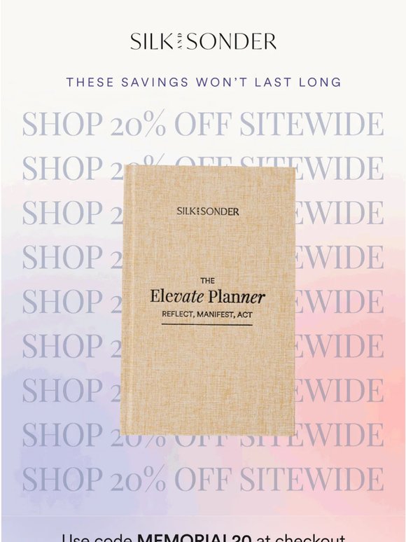 Still thinking about it ? Your 20% off ends soon 👀
