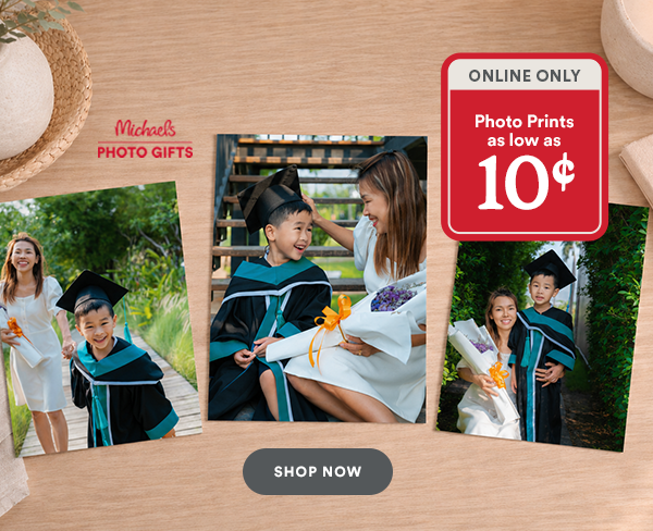 Michaels Photo Gifts. Shop Now. Online Only Photo Prints as low as 10 cents.