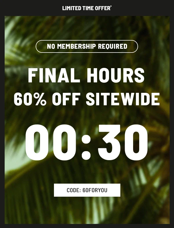 Limited Time Offer