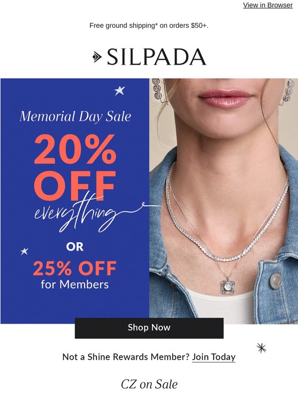 20% off your fav CZ 👀