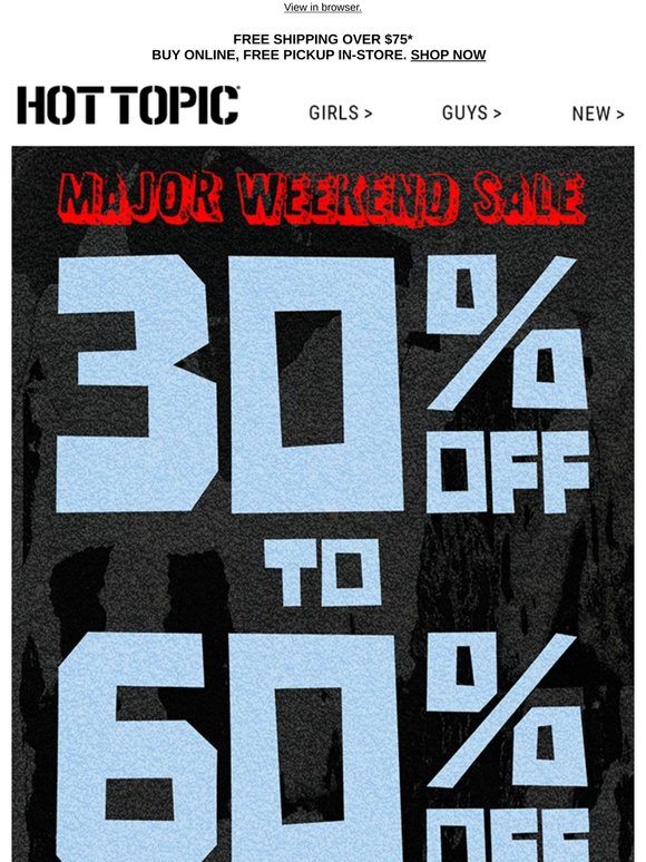🙂‍↕️ Still happening: 30%-60% OFF tons of styles + Up to 70% OFF Clearance styles
