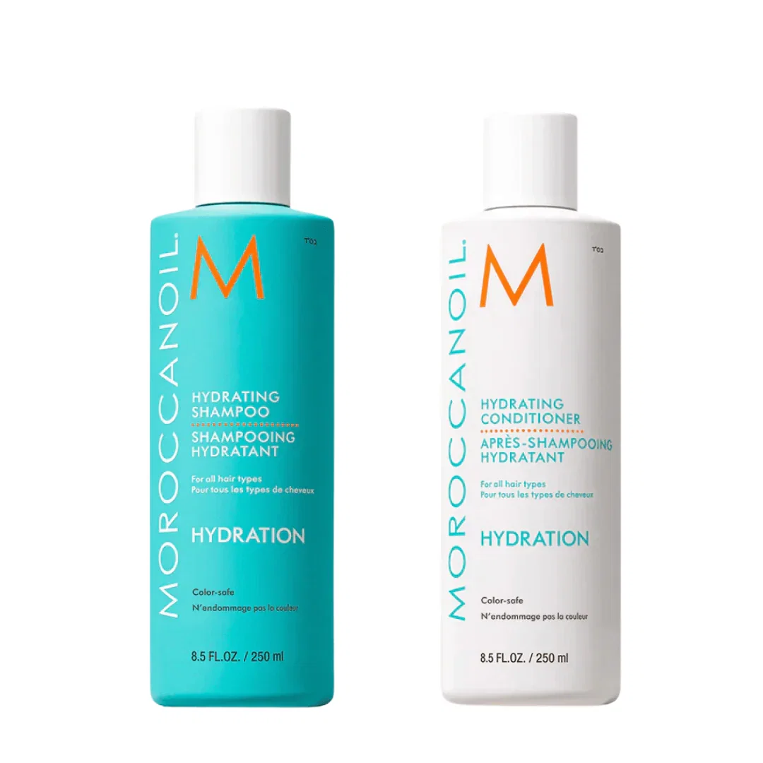 Image of Moroccanoil Hydrating Shampoo + Conditioner 2x250ml
