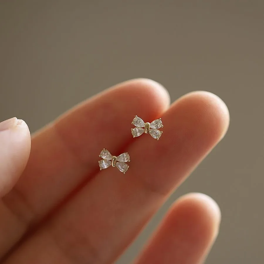 Mini Gold Stud Earrings