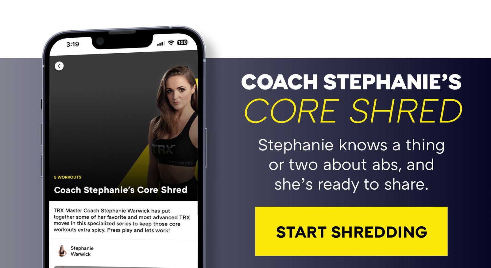 COACH STEPHANIE’S CORE SHRED
