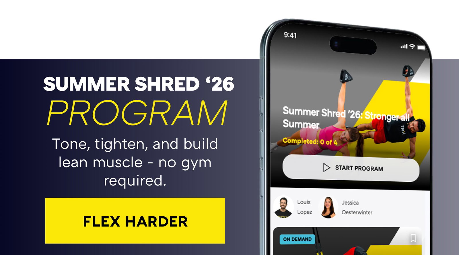 SUMMER shred ‘26 Program