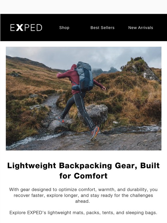 Your Backpacking Gear Can Be Lightweight And Comfortable!