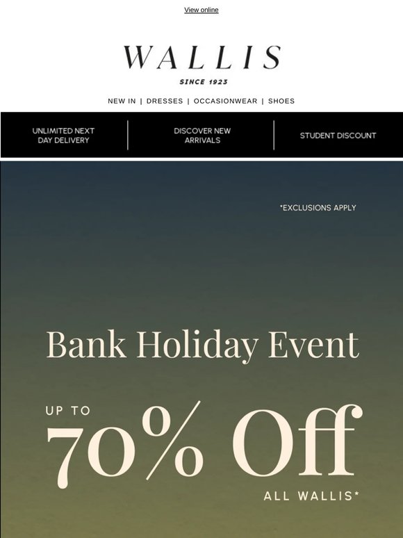 Timeless style, unmissable prices