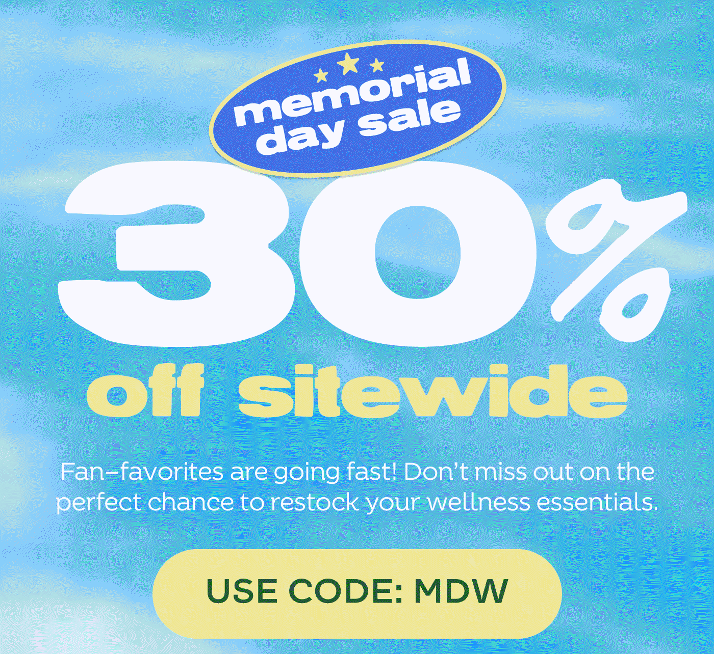 Early Access on 30% Off Bloom SiteWide, must use Code MDW at Checkout.
