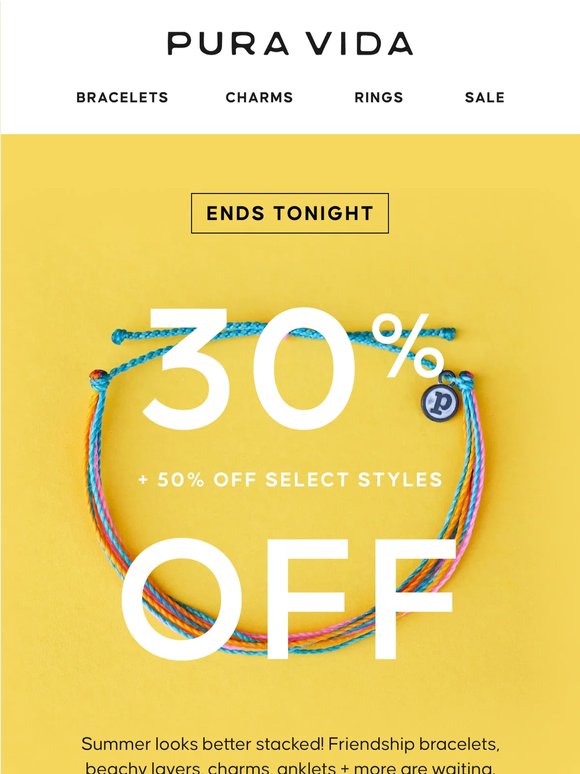 Last call for 30% off ☀️