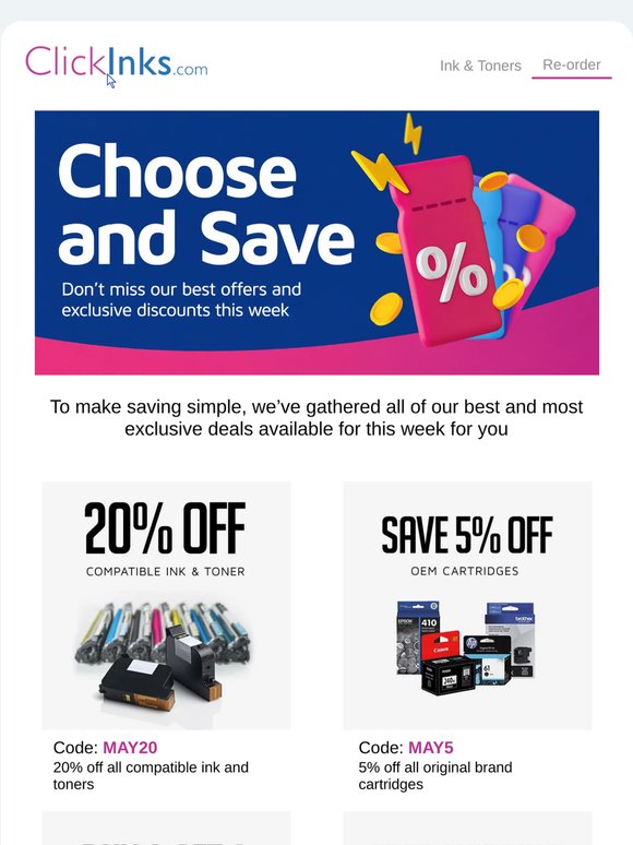 ⚡ 20% Off, Free Shipping & More Exclusive Offers this week for you