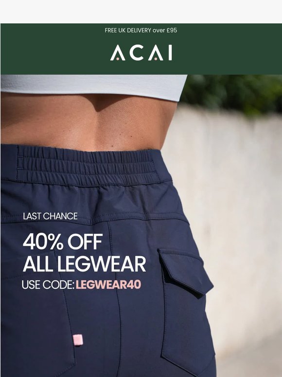One last chance to save 40% Legwear