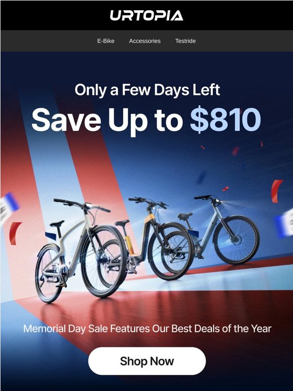 Only a Few Days Left | Save Up to $810