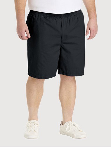 Elastic-Waist Cotton Shorts