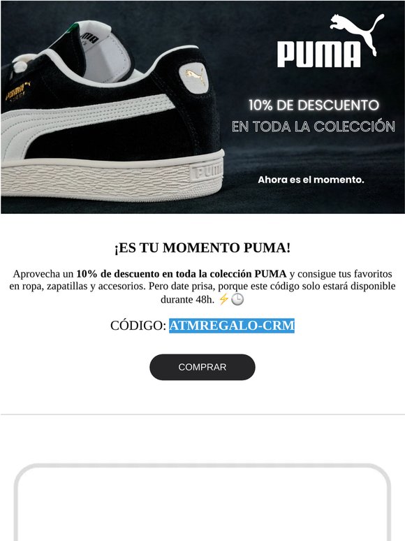Marca Puma, solo este fin de semana con descuento🔥