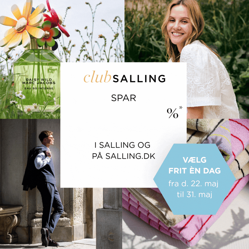 Spar 25-30% i Salling og på salling.dk