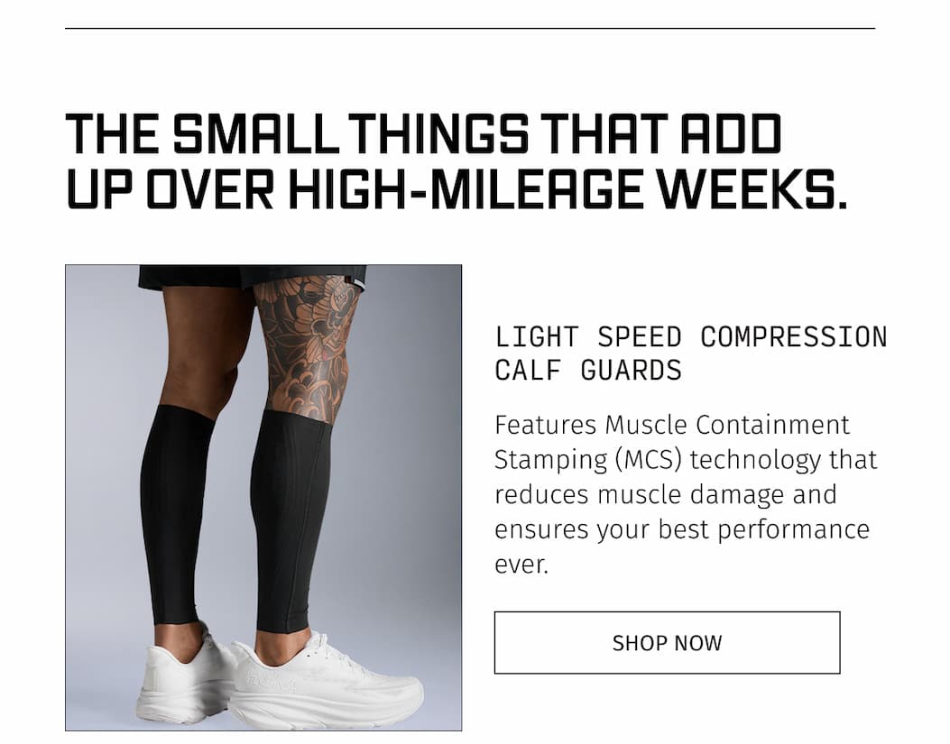 LIGHT SPEED COMPRESSION CALF GUARDS | SHOP NOW 